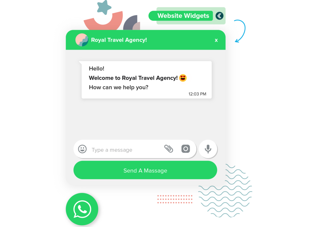 Busy Parrot WhatsApp API - Website Widgets