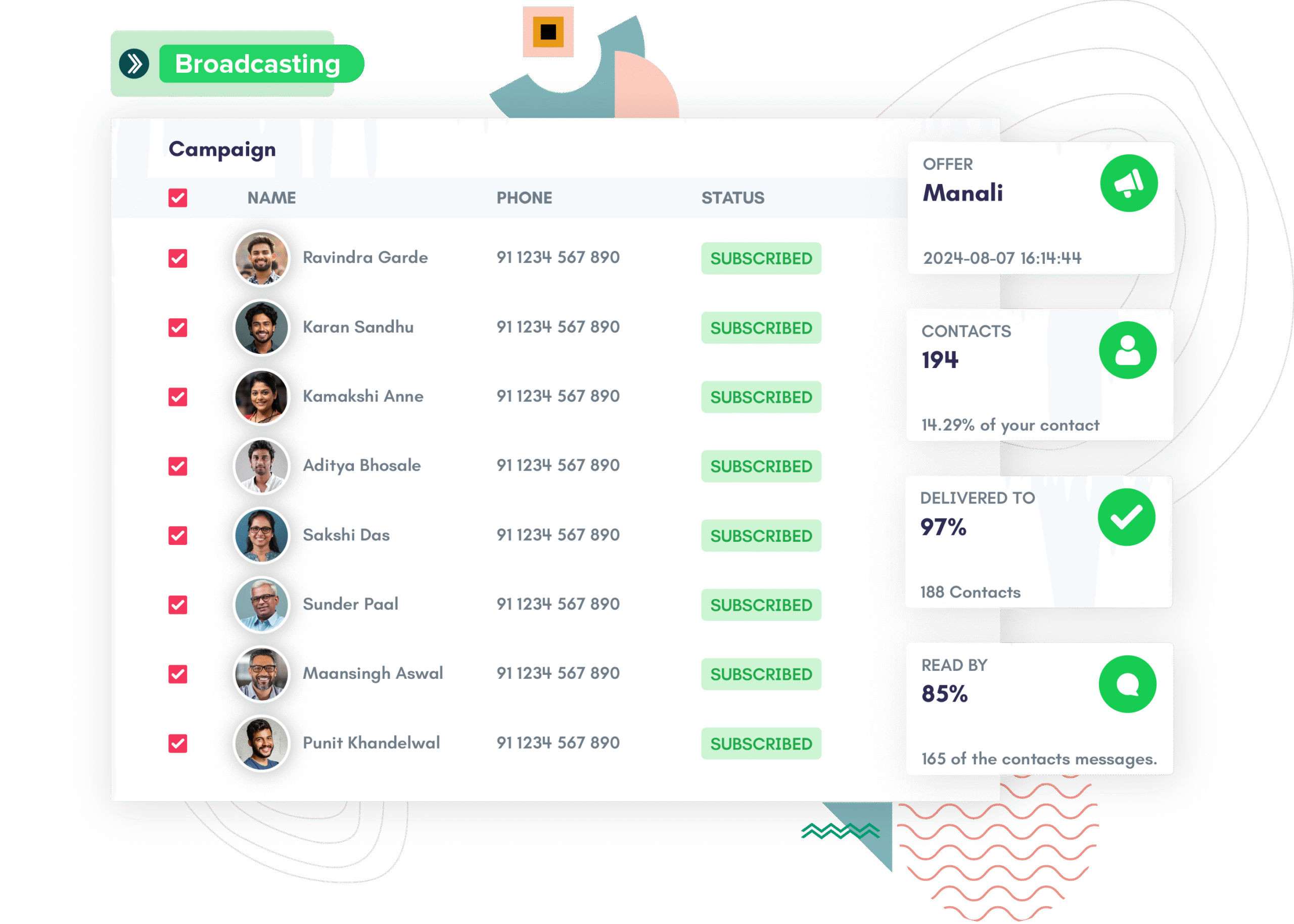 Busy Parrot WhatsApp API - Broadcast Campaigns